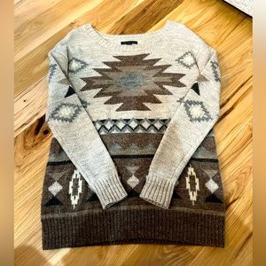 Aztec Wool Sweater XS